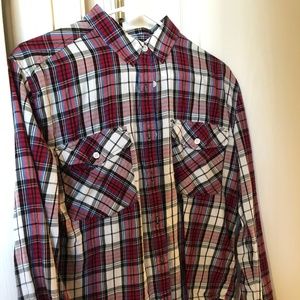 Plaid long sleeve shirt